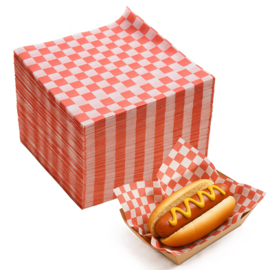 12×12 Red Checker Silicone Liner Paper